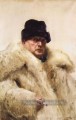Autoportrait dans une peau de loup avant tout Suède Anders Zorn